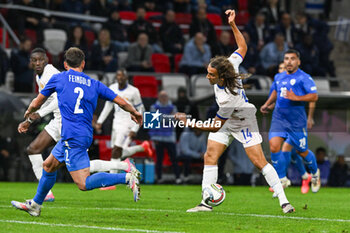 2024-10-10 - Matteo Guendouzi (France) during the UEFA Nations League match between Israel vs. France on 10th October 2024 at the Bozsik Arena stadium in Budapest, Hungary - ISRAEL VS FRANCE - UEFA NATIONS LEAGUE - SOCCER