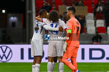 2024-10-10 - Happiness of Christopher Nkunku (France) during the UEFA Nations League match between Israel vs. France on 10th October 2024 at the Bozsik Arena stadium in Budapest, Hungary - ISRAEL VS FRANCE - UEFA NATIONS LEAGUE - SOCCER