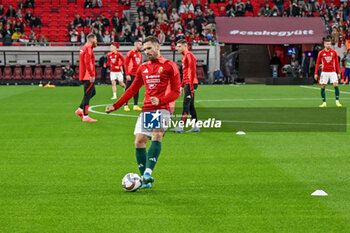 2024-10-11 - Hungary team during warm up during the UEFA Nations League match between Hungary vs. Holland on 11th October 2024 at the Puskas Arena stadium in Budapest, Hungary - HUNGARY VS NETHERLANDS - UEFA NATIONS LEAGUE - SOCCER