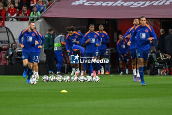 2024-10-11 - Nederlands during the UEFA Nations League match between Hungary vs. Holland on 11th October 2024 at the Puskas Arena stadium in Budapest, Hungary - HUNGARY VS NETHERLANDS - UEFA NATIONS LEAGUE - SOCCER