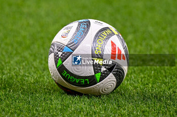 2024-10-11 - Official Nations League ball during the UEFA Nations League match between Hungary vs. Holland on 11th October 2024 at the Puskas Arena stadium in Budapest, Hungary - HUNGARY VS NETHERLANDS - UEFA NATIONS LEAGUE - SOCCER