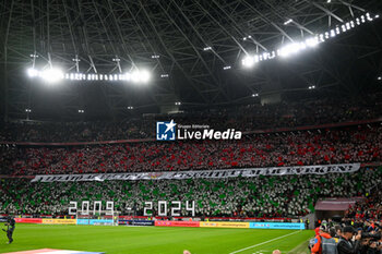 2024-10-11 - Hungary supporters during the UEFA Nations League match between Hungary vs. Holland on 11th October 2024 at the Puskas Arena stadium in Budapest, Hungary - HUNGARY VS NETHERLANDS - UEFA NATIONS LEAGUE - SOCCER