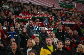 2024-10-11 - Hungary supporters during the UEFA Nations League match between Hungary vs. Holland on 11th October 2024 at the Puskas Arena stadium in Budapest, Hungary - HUNGARY VS NETHERLANDS - UEFA NATIONS LEAGUE - SOCCER