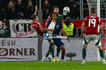 2024-10-11 - Tamas Nikitscher (Hungary) during the UEFA Nations League match between Hungary vs. Holland on 11th October 2024 at the Puskas Arena stadium in Budapest, Hungary - HUNGARY VS NETHERLANDS - UEFA NATIONS LEAGUE - SOCCER