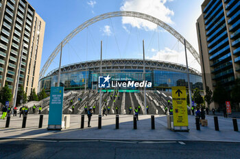 2024-10-10 - General view outside Wembley Stadium ahead of the UEFA Nations League, League B, Group B2 football match between England and Greece on 10 October 2024 at Wembley Stadium in London, England - FOOTBALL - UEFA NATIONS LEAGUE - ENGLAND V GREECE - UEFA NATIONS LEAGUE - SOCCER