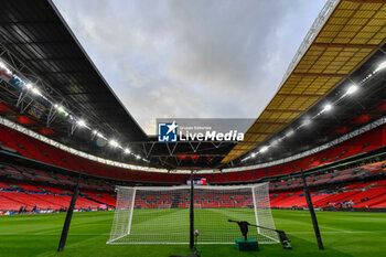 2024-10-10 - General view inside Wembley Stadium ahead of the UEFA Nations League, League B, Group B2 football match between England and Greece on 10 October 2024 at Wembley Stadium in London, England - FOOTBALL - UEFA NATIONS LEAGUE - ENGLAND V GREECE - UEFA NATIONS LEAGUE - SOCCER