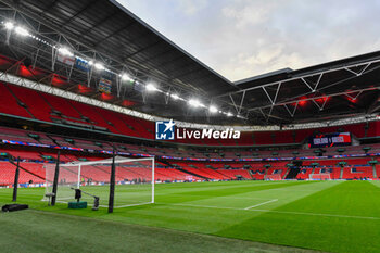 2024-10-10 - General view inside Wembley Stadium ahead of the UEFA Nations League, League B, Group B2 football match between England and Greece on 10 October 2024 at Wembley Stadium in London, England - FOOTBALL - UEFA NATIONS LEAGUE - ENGLAND V GREECE - UEFA NATIONS LEAGUE - SOCCER