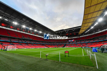 2024-10-10 - General view inside Wembley Stadium ahead of the UEFA Nations League, League B, Group B2 football match between England and Greece on 10 October 2024 at Wembley Stadium in London, England - FOOTBALL - UEFA NATIONS LEAGUE - ENGLAND V GREECE - UEFA NATIONS LEAGUE - SOCCER