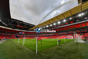 2024-10-10 - General view inside Wembley Stadium ahead of the UEFA Nations League, League B, Group B2 football match between England and Greece on 10 October 2024 at Wembley Stadium in London, England - FOOTBALL - UEFA NATIONS LEAGUE - ENGLAND V GREECE - UEFA NATIONS LEAGUE - SOCCER