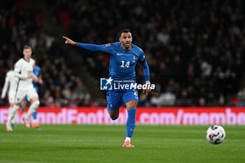 2024-10-10 - Vangelis Pavlidis (14) of Greece during the UEFA Nations League, League B, Group B2 football match between England and Greece on 10 October 2024 at Wembley Stadium in London, England - FOOTBALL - UEFA NATIONS LEAGUE - ENGLAND V GREECE - UEFA NATIONS LEAGUE - SOCCER