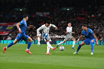 2024-10-10 - Ollie Watkins (18) of England during the UEFA Nations League, League B, Group B2 football match between England and Greece on 10 October 2024 at Wembley Stadium in London, England - FOOTBALL - UEFA NATIONS LEAGUE - ENGLAND V GREECE - UEFA NATIONS LEAGUE - SOCCER