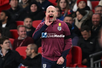 2024-10-10 - England interim manager Lee Carsley during the UEFA Nations League, League B, Group B2 football match between England and Greece on 10 October 2024 at Wembley Stadium in London, England - FOOTBALL - UEFA NATIONS LEAGUE - ENGLAND V GREECE - UEFA NATIONS LEAGUE - SOCCER