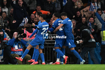 2024-10-10 - Vangelis Pavlidis (14) of Greece celebrates scoring the winning goal 1-2 during the UEFA Nations League, League B, Group B2 football match between England and Greece on 10 October 2024 at Wembley Stadium in London, England - FOOTBALL - UEFA NATIONS LEAGUE - ENGLAND V GREECE - UEFA NATIONS LEAGUE - SOCCER