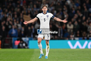 2024-10-10 - John Stones (5) of England during the UEFA Nations League, League B, Group B2 football match between England and Greece on 10 October 2024 at Wembley Stadium in London, England - FOOTBALL - UEFA NATIONS LEAGUE - ENGLAND V GREECE - UEFA NATIONS LEAGUE - SOCCER