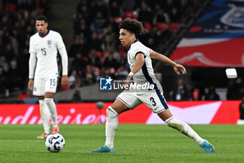 2024-10-10 - Rico Lewis (3) of England during the UEFA Nations League, League B, Group B2 football match between England and Greece on 10 October 2024 at Wembley Stadium in London, England - FOOTBALL - UEFA NATIONS LEAGUE - ENGLAND V GREECE - UEFA NATIONS LEAGUE - SOCCER