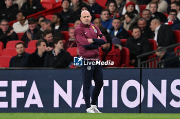 2024-10-10 - England interim manager Lee Carsley during the UEFA Nations League, League B, Group B2 football match between England and Greece on 10 October 2024 at Wembley Stadium in London, England - FOOTBALL - UEFA NATIONS LEAGUE - ENGLAND V GREECE - UEFA NATIONS LEAGUE - SOCCER