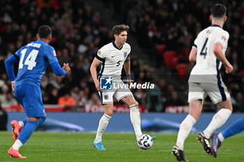 2024-10-10 - John Stones (5) of England during the UEFA Nations League, League B, Group B2 football match between England and Greece on 10 October 2024 at Wembley Stadium in London, England - FOOTBALL - UEFA NATIONS LEAGUE - ENGLAND V GREECE - UEFA NATIONS LEAGUE - SOCCER