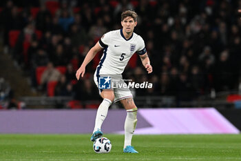 2024-10-10 - John Stones (5) of England during the UEFA Nations League, League B, Group B2 football match between England and Greece on 10 October 2024 at Wembley Stadium in London, England - FOOTBALL - UEFA NATIONS LEAGUE - ENGLAND V GREECE - UEFA NATIONS LEAGUE - SOCCER