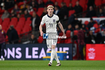 2024-10-10 - Anthony Gordon (11) of England during the UEFA Nations League, League B, Group B2 football match between England and Greece on 10 October 2024 at Wembley Stadium in London, England - FOOTBALL - UEFA NATIONS LEAGUE - ENGLAND V GREECE - UEFA NATIONS LEAGUE - SOCCER