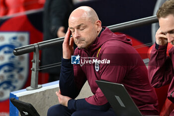 2024-10-10 - England interim manager Lee Carsley during the UEFA Nations League, League B, Group B2 football match between England and Greece on 10 October 2024 at Wembley Stadium in London, England - FOOTBALL - UEFA NATIONS LEAGUE - ENGLAND V GREECE - UEFA NATIONS LEAGUE - SOCCER