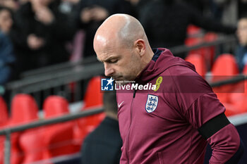 2024-10-10 - England interim manager Lee Carsley during the UEFA Nations League, League B, Group B2 football match between England and Greece on 10 October 2024 at Wembley Stadium in London, England - FOOTBALL - UEFA NATIONS LEAGUE - ENGLAND V GREECE - UEFA NATIONS LEAGUE - SOCCER