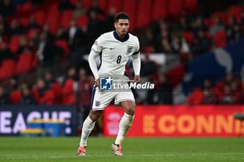 2024-10-10 - Jude Bellingham (8) of England during the UEFA Nations League, League B, Group B2 football match between England and Greece on 10 October 2024 at Wembley Stadium in London, England - FOOTBALL - UEFA NATIONS LEAGUE - ENGLAND V GREECE - UEFA NATIONS LEAGUE - SOCCER