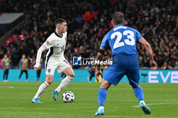 2024-10-10 - Phil Foden (10) of England during the UEFA Nations League, League B, Group B2 football match between England and Greece on 10 October 2024 at Wembley Stadium in London, England - FOOTBALL - UEFA NATIONS LEAGUE - ENGLAND V GREECE - UEFA NATIONS LEAGUE - SOCCER