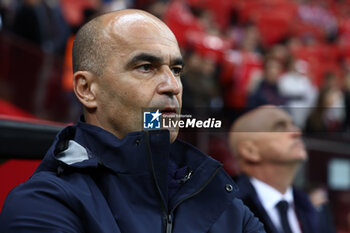 2024-10-12 - Coach Roberto Martinez of Portugal during the UEFA Nations League, League A, Group A1 football match between Poland and Portugal on 12 October 2024 at PGE Narodowy in Warsaw, Poland - FOOTBALL - UEFA NATIONS LEAGUE - POLAND V PORTUGAL - UEFA NATIONS LEAGUE - SOCCER