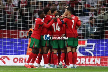 2024-10-12 - Bernardo Silva of Portugal during the UEFA Nations League, League A, Group A1 football match between Poland and Portugal on 12 October 2024 at PGE Narodowy in Warsaw, Poland - FOOTBALL - UEFA NATIONS LEAGUE - POLAND V PORTUGAL - UEFA NATIONS LEAGUE - SOCCER