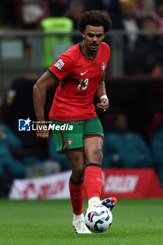 2024-10-12 - Renato Veiga of Portugal during the UEFA Nations League, League A, Group A1 football match between Poland and Portugal on 12 October 2024 at PGE Narodowy in Warsaw, Poland - FOOTBALL - UEFA NATIONS LEAGUE - POLAND V PORTUGAL - UEFA NATIONS LEAGUE - SOCCER