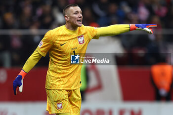 2024-10-12 - Lukasz Skorupski of Poland during the UEFA Nations League, League A, Group A1 football match between Poland and Portugal on 12 October 2024 at PGE Narodowy in Warsaw, Poland - FOOTBALL - UEFA NATIONS LEAGUE - POLAND V PORTUGAL - UEFA NATIONS LEAGUE - SOCCER