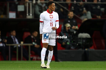 2024-10-12 - Michael Ameyaw of Poland during the UEFA Nations League, League A, Group A1 football match between Poland and Portugal on 12 October 2024 at PGE Narodowy in Warsaw, Poland - FOOTBALL - UEFA NATIONS LEAGUE - POLAND V PORTUGAL - UEFA NATIONS LEAGUE - SOCCER