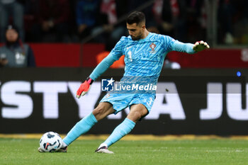 2024-10-12 - Diogo Costa of Portugal during the UEFA Nations League, League A, Group A1 football match between Poland and Portugal on 12 October 2024 at PGE Narodowy in Warsaw, Poland - FOOTBALL - UEFA NATIONS LEAGUE - POLAND V PORTUGAL - UEFA NATIONS LEAGUE - SOCCER