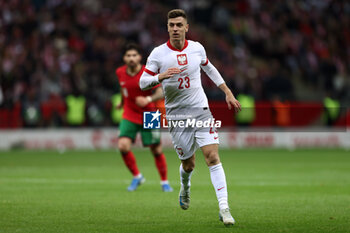 2024-10-12 - Krzysztof Piatek of Poland during the UEFA Nations League, League A, Group A1 football match between Poland and Portugal on 12 October 2024 at PGE Narodowy in Warsaw, Poland - FOOTBALL - UEFA NATIONS LEAGUE - POLAND V PORTUGAL - UEFA NATIONS LEAGUE - SOCCER