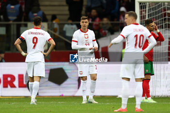 2024-10-12 - Krzysztof Piatek of Poland during the UEFA Nations League, League A, Group A1 football match between Poland and Portugal on 12 October 2024 at PGE Narodowy in Warsaw, Poland - FOOTBALL - UEFA NATIONS LEAGUE - POLAND V PORTUGAL - UEFA NATIONS LEAGUE - SOCCER