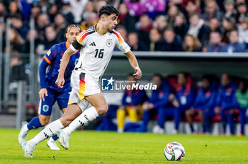 2024-10-14 - Aleksandar Pavlovic of Germany during the UEFA Nations League, League A, Group 3 football match between Germany and Netherlands on October 14, 2024 at Allianz Arena in Munich, Germany - FOOTBALL - UEFA NATIONS LEAGUE - GERMANY V NETHERLANDS - UEFA NATIONS LEAGUE - SOCCER