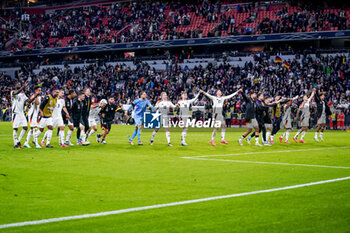 2024-10-14 - Players of Germany celebrate the win during the UEFA Nations League, League A, Group 3 football match between Germany and Netherlands on October 14, 2024 at Allianz Arena in Munich, Germany - FOOTBALL - UEFA NATIONS LEAGUE - GERMANY V NETHERLANDS - UEFA NATIONS LEAGUE - SOCCER