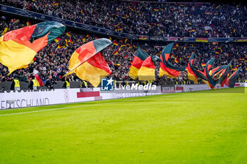 2024-10-14 - Fans of Germany during the UEFA Nations League, League A, Group 3 football match between Germany and Netherlands on October 14, 2024 at Allianz Arena in Munich, Germany - FOOTBALL - UEFA NATIONS LEAGUE - GERMANY V NETHERLANDS - UEFA NATIONS LEAGUE - SOCCER