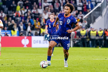 2024-10-14 - Joshua Zirkzee of Netherlands during the UEFA Nations League, League A, Group 3 football match between Germany and Netherlands on October 14, 2024 at Allianz Arena in Munich, Germany - FOOTBALL - UEFA NATIONS LEAGUE - GERMANY V NETHERLANDS - UEFA NATIONS LEAGUE - SOCCER