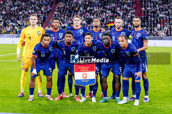 2024-10-14 - Team of Netherlands during the UEFA Nations League, League A, Group 3 football match between Germany and Netherlands on October 14, 2024 at Allianz Arena in Munich, Germany - FOOTBALL - UEFA NATIONS LEAGUE - GERMANY V NETHERLANDS - UEFA NATIONS LEAGUE - SOCCER