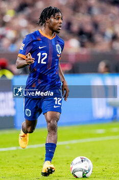 2024-10-14 - Jeremie Frimpong of Netherlands during the UEFA Nations League, League A, Group 3 football match between Germany and Netherlands on October 14, 2024 at Allianz Arena in Munich, Germany - FOOTBALL - UEFA NATIONS LEAGUE - GERMANY V NETHERLANDS - UEFA NATIONS LEAGUE - SOCCER