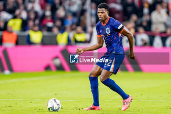 2024-10-14 - Denzel Dumfries of Netherlands during the UEFA Nations League, League A, Group 3 football match between Germany and Netherlands on October 14, 2024 at Allianz Arena in Munich, Germany - FOOTBALL - UEFA NATIONS LEAGUE - GERMANY V NETHERLANDS - UEFA NATIONS LEAGUE - SOCCER