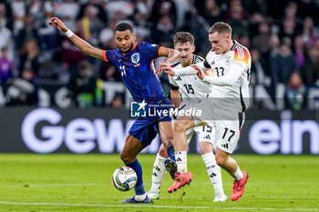 2024-10-14 - Cody Gakpo of Netherlands battles for the ball with Florian Wirtz of Germany during the UEFA Nations League, League A, Group 3 football match between Germany and Netherlands on October 14, 2024 at Allianz Arena in Munich, Germany - FOOTBALL - UEFA NATIONS LEAGUE - GERMANY V NETHERLANDS - UEFA NATIONS LEAGUE - SOCCER