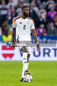 2024-10-14 - Antonio Rüdiger of Germany during the UEFA Nations League, League A, Group 3 football match between Germany and Netherlands on October 14, 2024 at Allianz Arena in Munich, Germany - FOOTBALL - UEFA NATIONS LEAGUE - GERMANY V NETHERLANDS - UEFA NATIONS LEAGUE - SOCCER