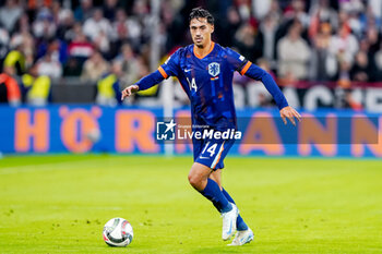 2024-10-14 - Tijjani Reijnders of Netherlands during the UEFA Nations League, League A, Group 3 football match between Germany and Netherlands on October 14, 2024 at Allianz Arena in Munich, Germany - FOOTBALL - UEFA NATIONS LEAGUE - GERMANY V NETHERLANDS - UEFA NATIONS LEAGUE - SOCCER