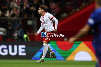 2024-10-15 - Nicola Zalewski of Poland during the UEFA Nations League, League A, Group A1 football match between Poland and Croatia on 15 October 2024 at PGE Narodowy stadium in Warsaw, Poland - FOOTBALL - UEFA NATIONS LEAGUE - POLAND V CROATIA - UEFA NATIONS LEAGUE - SOCCER