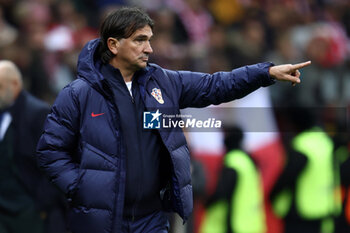 2024-10-15 - Coach Zlatko Dalic of Croatia during the UEFA Nations League, League A, Group A1 football match between Poland and Croatia on 15 October 2024 at PGE Narodowy stadium in Warsaw, Poland - FOOTBALL - UEFA NATIONS LEAGUE - POLAND V CROATIA - UEFA NATIONS LEAGUE - SOCCER