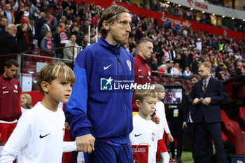 2024-10-15 - Luka Modric of Croatia during the UEFA Nations League, League A, Group A1 football match between Poland and Croatia on 15 October 2024 at PGE Narodowy stadium in Warsaw, Poland - FOOTBALL - UEFA NATIONS LEAGUE - POLAND V CROATIA - UEFA NATIONS LEAGUE - SOCCER