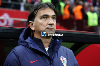 2024-10-15 - Coach Zlatko Dalic of Croatia during the UEFA Nations League, League A, Group A1 football match between Poland and Croatia on 15 October 2024 at PGE Narodowy stadium in Warsaw, Poland - FOOTBALL - UEFA NATIONS LEAGUE - POLAND V CROATIA - UEFA NATIONS LEAGUE - SOCCER