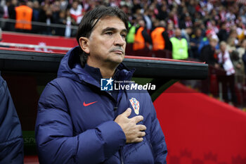 2024-10-15 - Coach Zlatko Dalic of Croatia during the UEFA Nations League, League A, Group A1 football match between Poland and Croatia on 15 October 2024 at PGE Narodowy stadium in Warsaw, Poland - FOOTBALL - UEFA NATIONS LEAGUE - POLAND V CROATIA - UEFA NATIONS LEAGUE - SOCCER